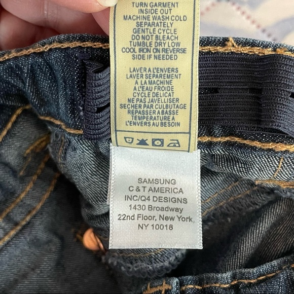 7 For All Mankind Skinny Jeans 3T - Picture 5 of 5